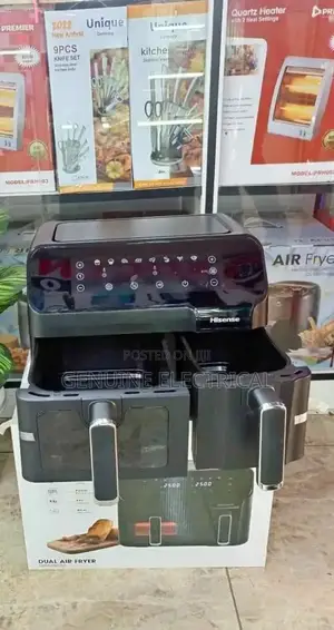 Dual/Dual Air Fryer Hisense 8.6l