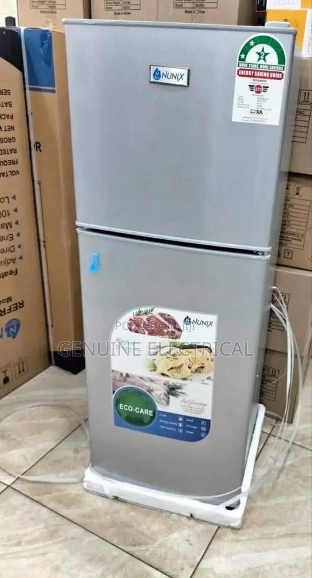 Nunix 138l Large Capacity Twin Door Refrigerator Nu/138