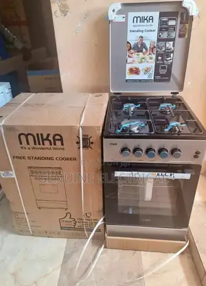 Mika 50 by 60 Standing Cooker 3 Gas + 1 Electric