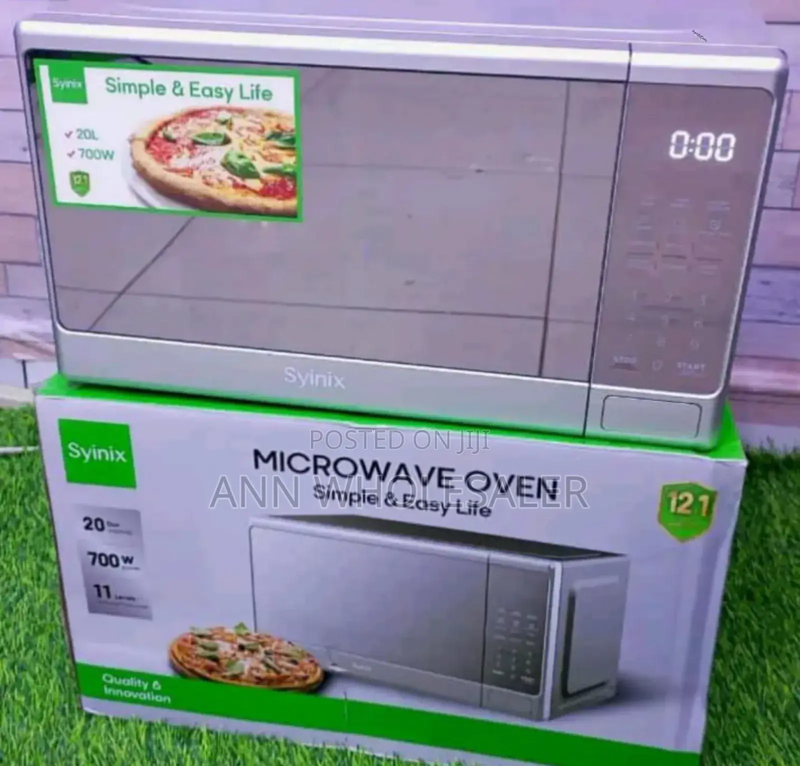 Syinix Silver Digital Microwave 20ltrs .S /1