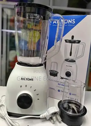 Ailyons 2 in 1 Blender With Knob