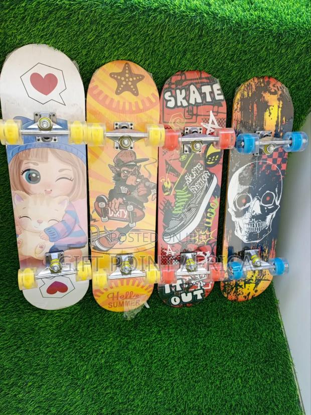 Rubber Wheels Skateboard - main view