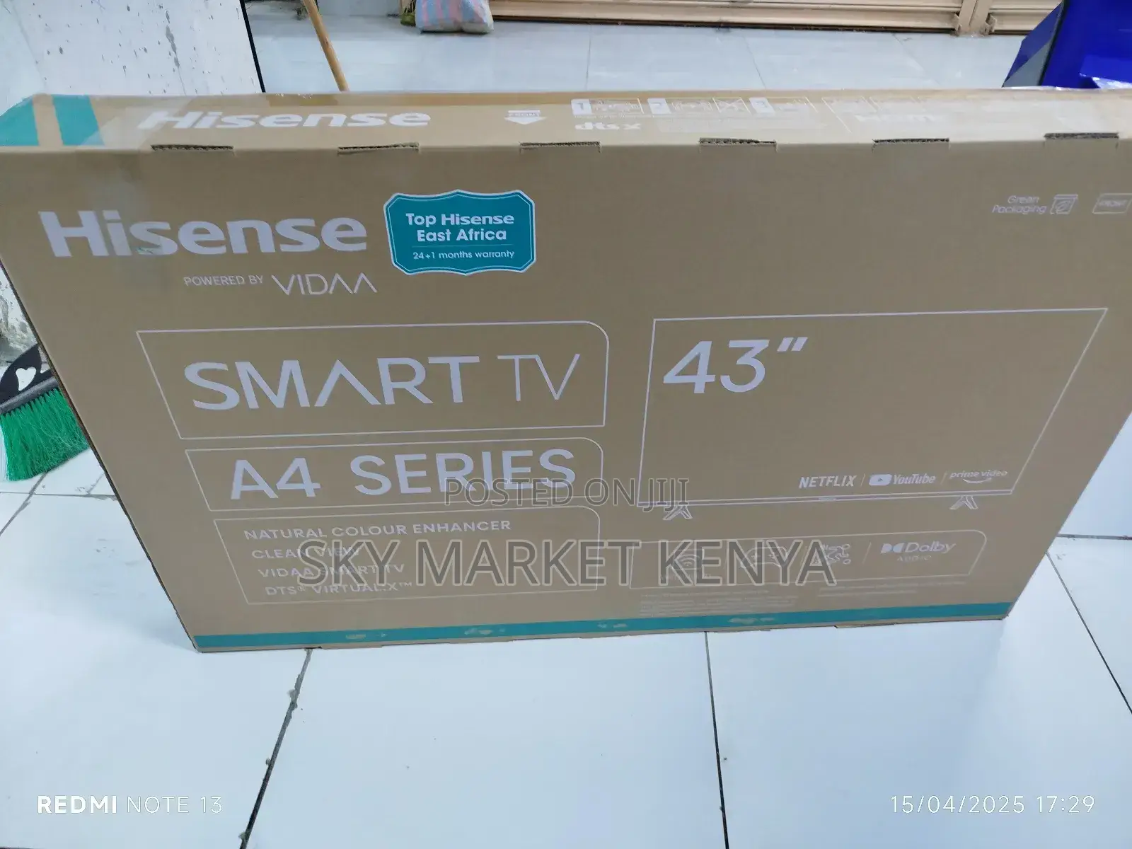Hisense 43inch Smart Tv A4 Series