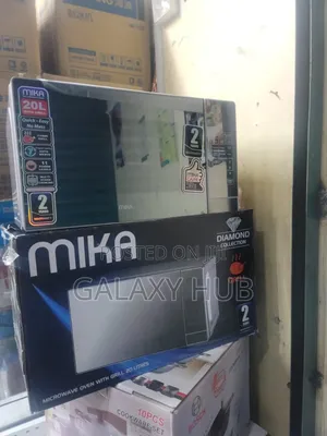 Mika Microwave Oven Grill 20ltr With 1000w Grill Silver