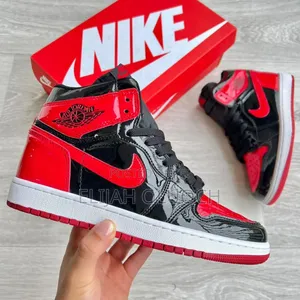 Jordan 1 High Patent Bred,Quality*
*S