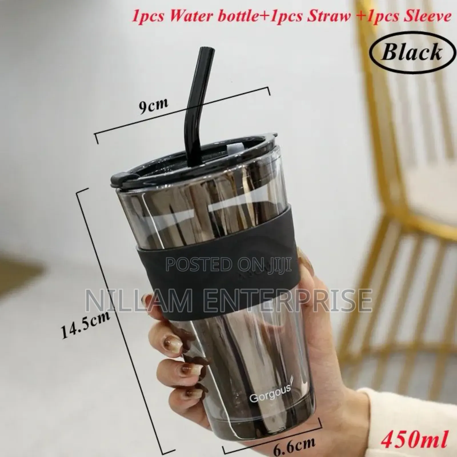 450ml Coffee Cup Water Bottle