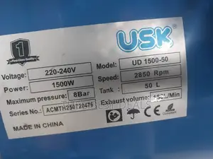 50ltrs Direct Driven Electric Compressor