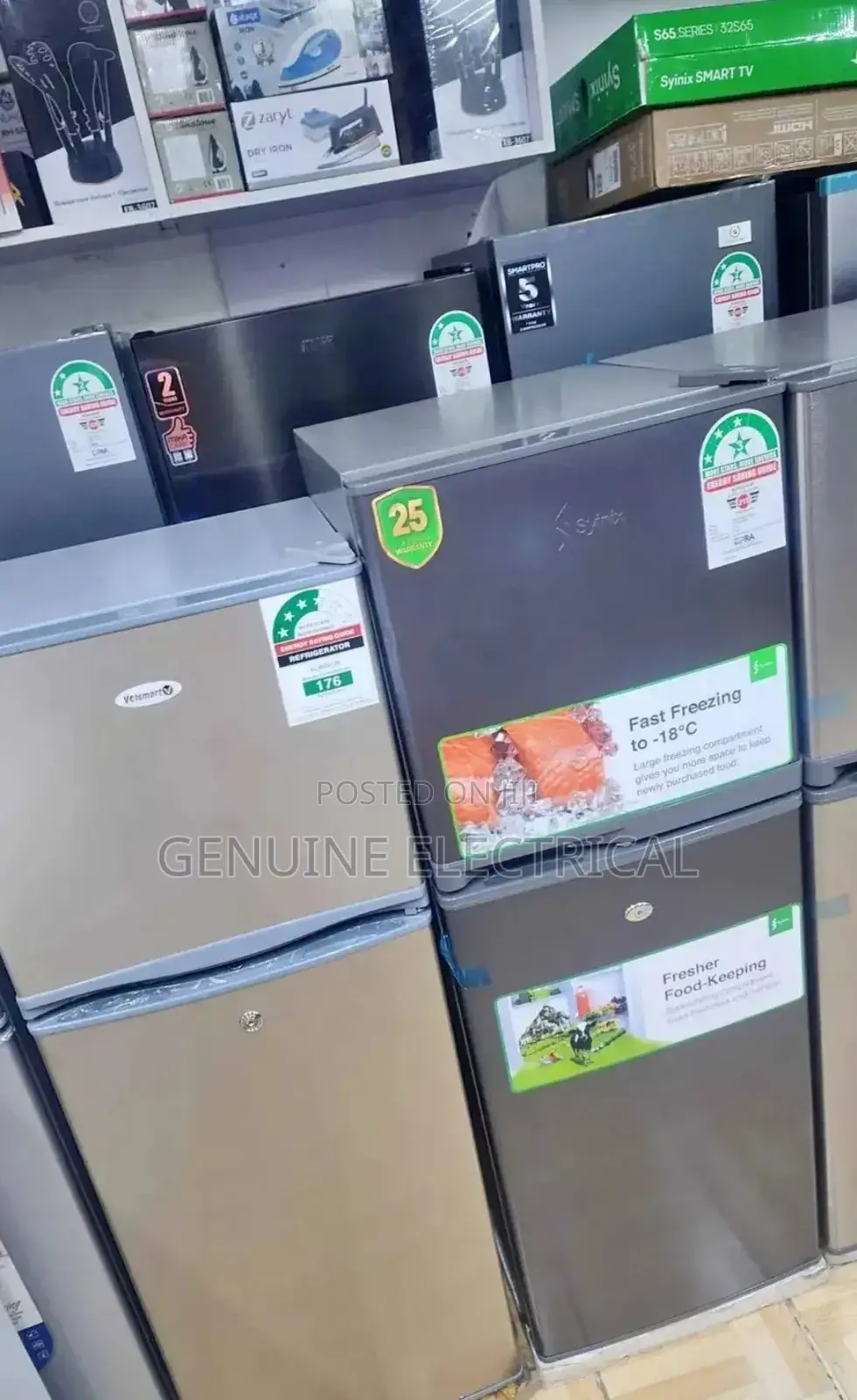 Cool Fridge Synix Double Door 138 Litres