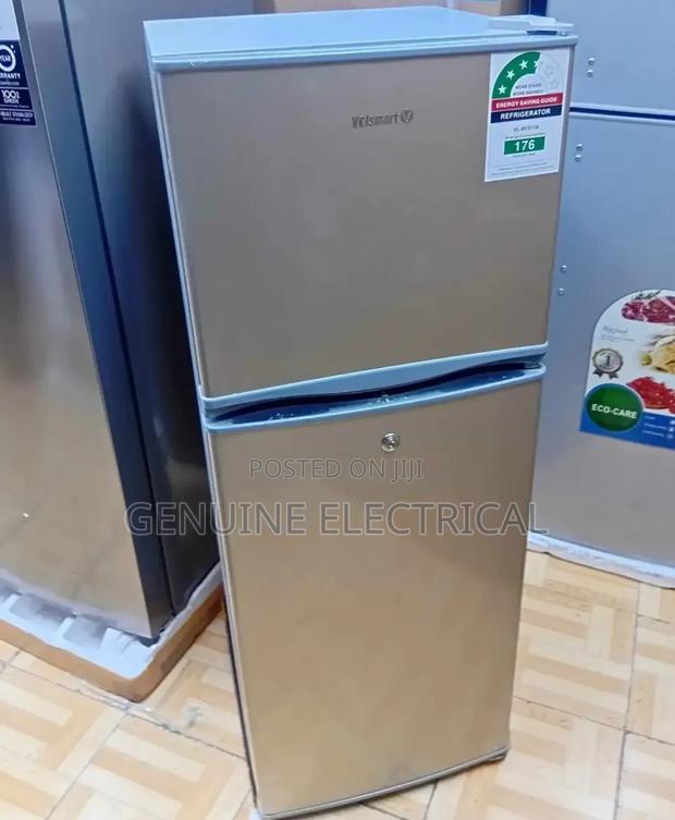 Volsmart 138l Double Door Fridge - Model Vl-Bcd138
