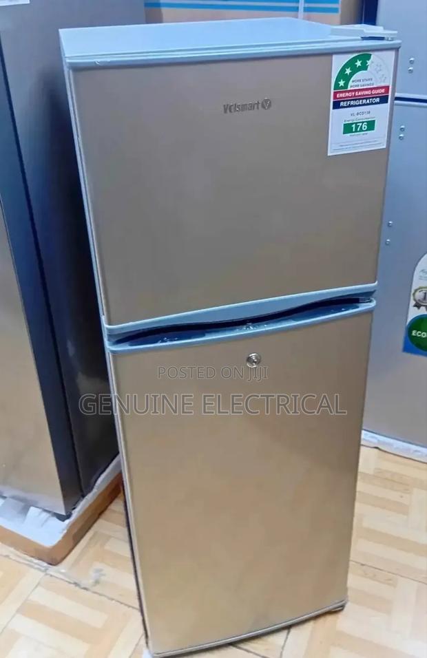 Volsmart 138l Fridge Freezer Energy Saving Double Doors - main view