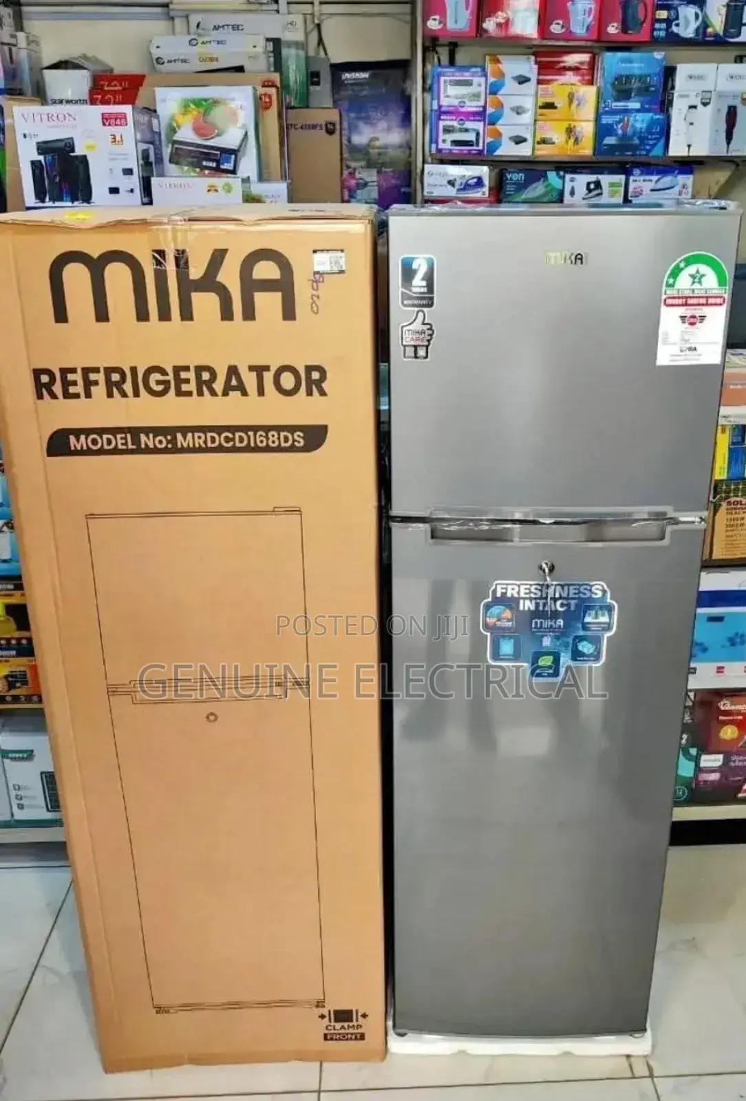 Fridge, Mika 168l Refrigerator , Cool Pack