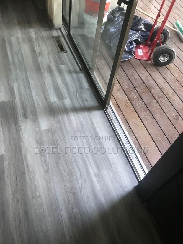 Rustic Grey Vinyl Floor Self Adhesive Planks - main view