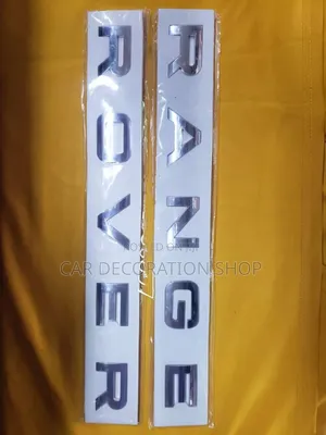 Range Rover Chrome Decal Bonnet or Boot Badge