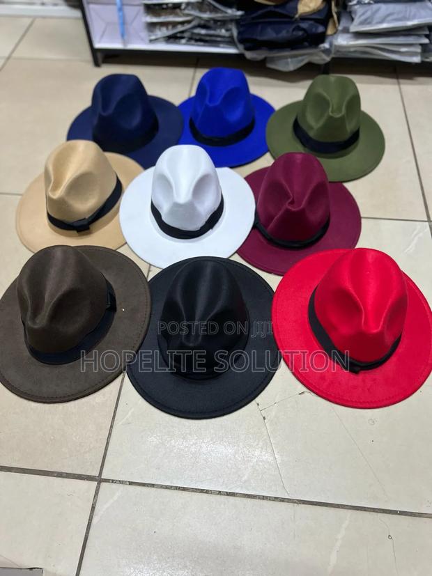 Wide Brim Fedora Hat - main view