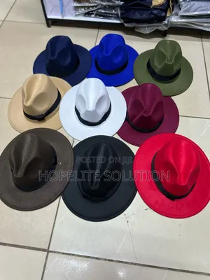 Wide Brim Fedora Hat