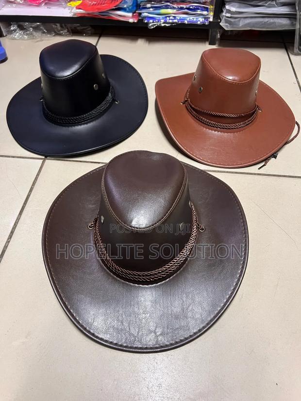 Leather Cowboy Hats - main view
