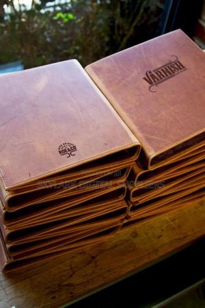 Pure Leather Passport Holders/Menu Folder, Bill Folder - thumbnail 2