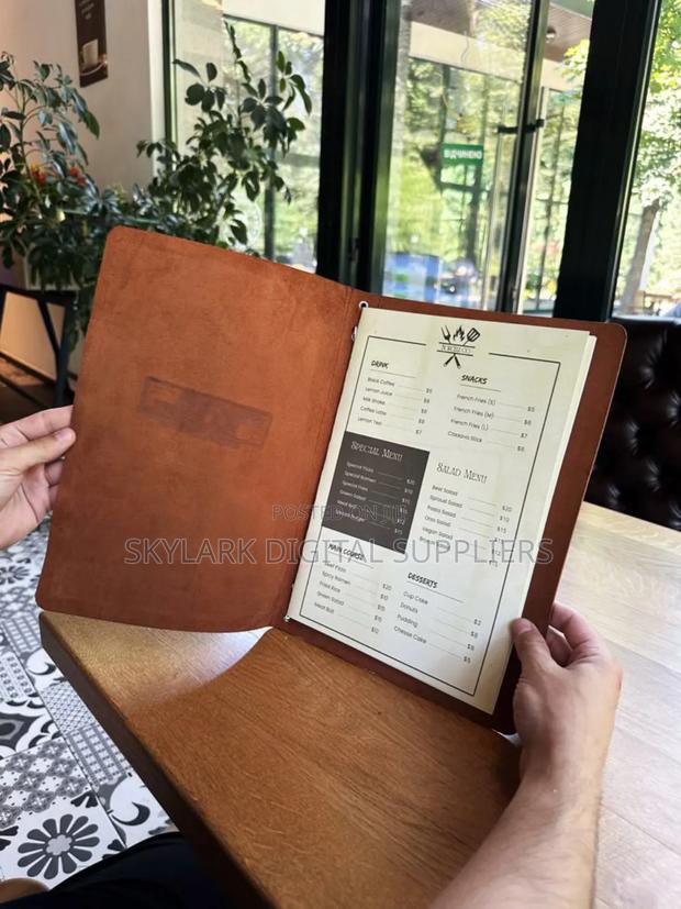 Pure Leather Passport Holders/Menu Folder, Bill Folder - thumbnail 14