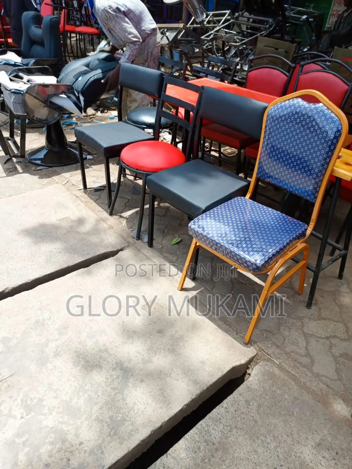 Blue Conference Chairs