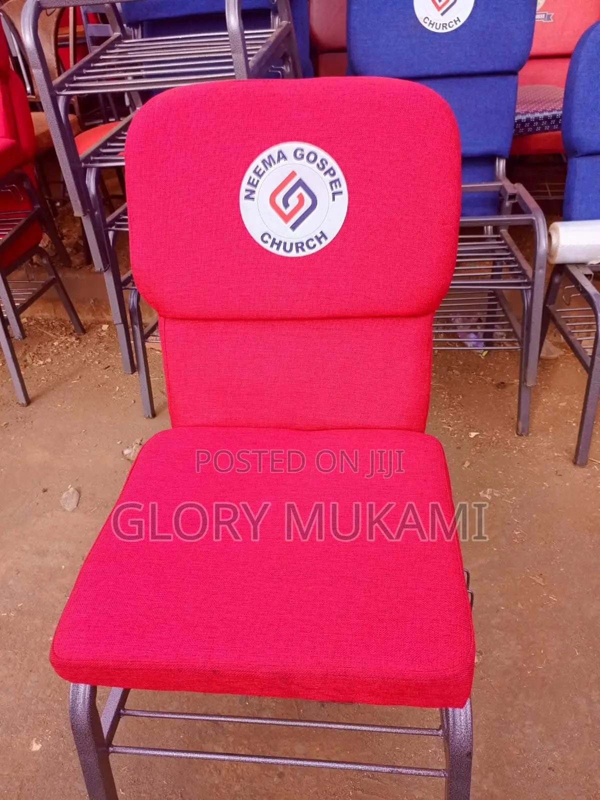 Church Logo Printed Conference Chairs