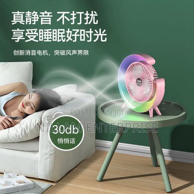 Portable Rechargeable Desktop Fan - thumbnail 2