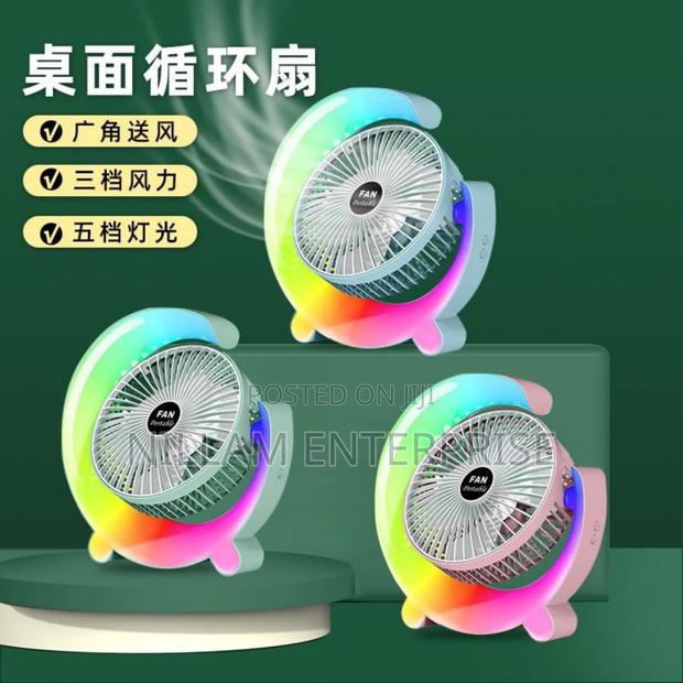 Portable Rechargeable Desktop Fan - thumbnail 5