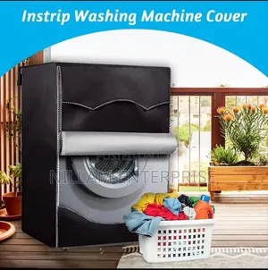 (Xl Xxl) Black Front Load Washing Machine Cover .