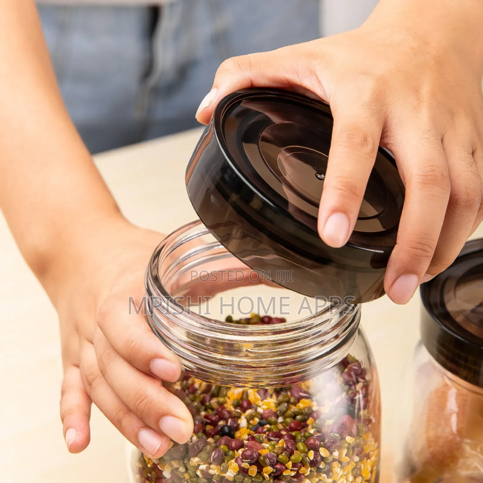 Airtight Glass Jar 1800ml