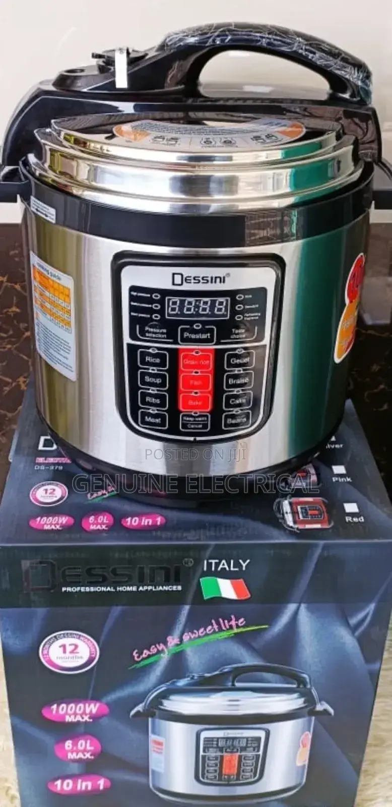 Dessini 6litres Pressure Cooker