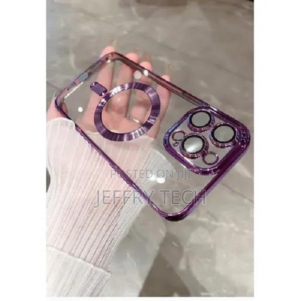 Case for iPhone 14 Pro Max Magsafe Wireless Charging- Purple - thumbnail 2