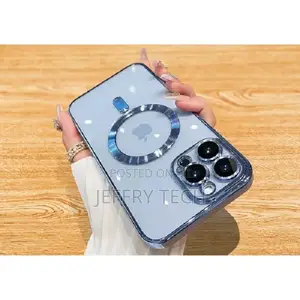 iPhone 15 Pro Transparent Magnetic Magsafe Case Cover