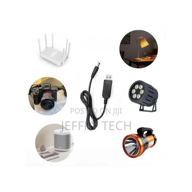 Dc 5v to 12v Converter 4g Router Powerbank Usb Power Cable