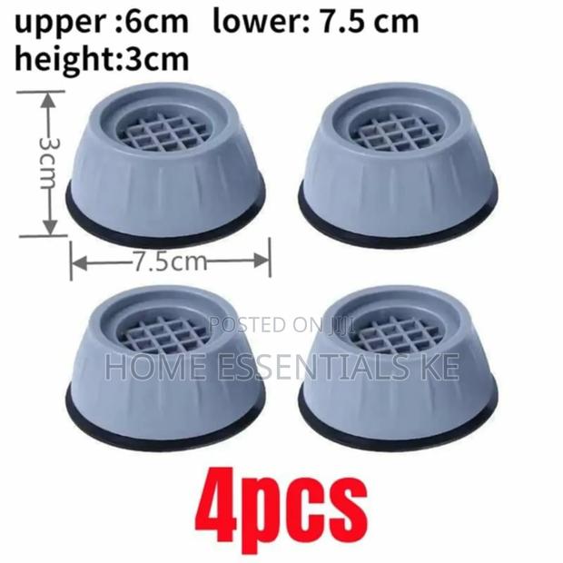 4pcs Universal Shock Noise Cancelling Anti-Vibration Pads - thumbnail 3