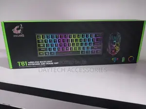 Ziyoulang T61 Keyboard Mouse Set Wireless 61 Keys Keyboard
