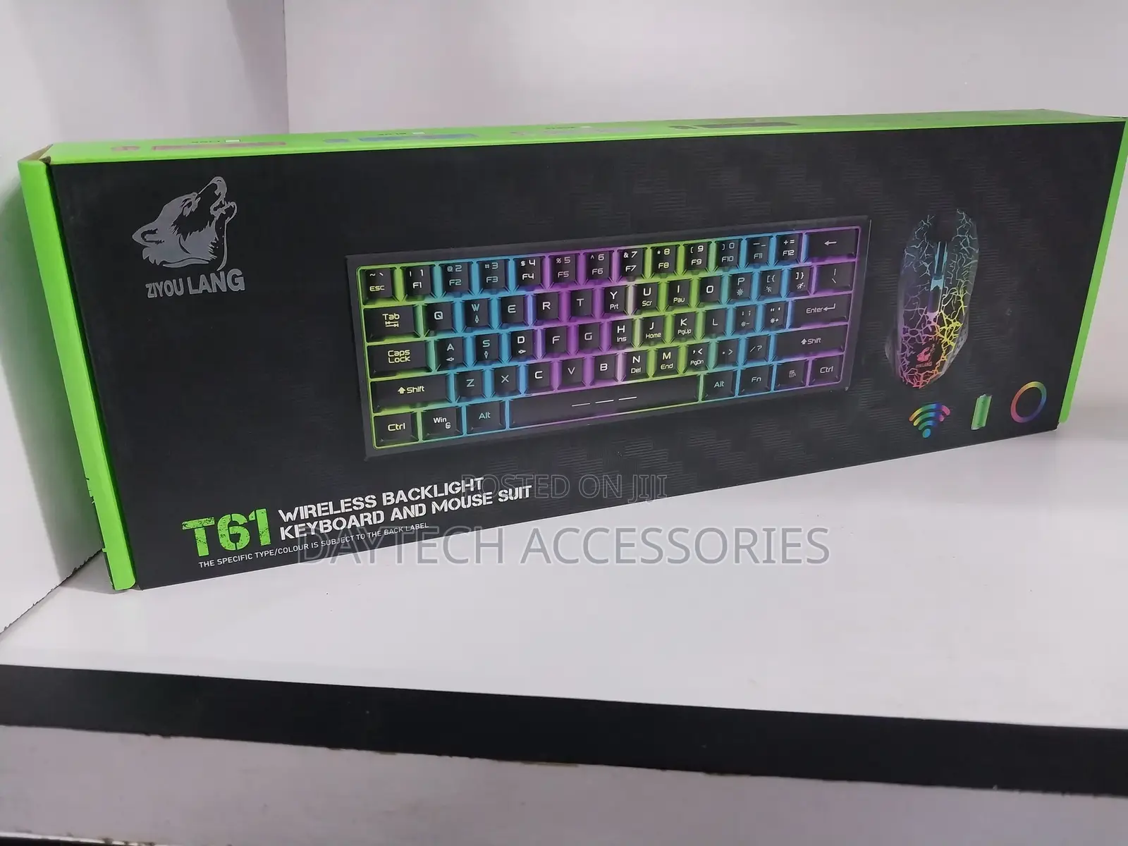 T61 Wireless Gaming Keyboard and Mouse Combo Set 2.4ghz
