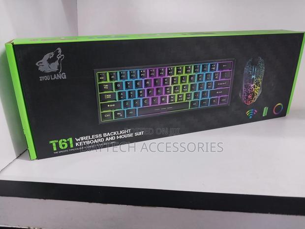 T61 Wireless Gaming Keyboard and Mouse Combo Set 2.4ghz