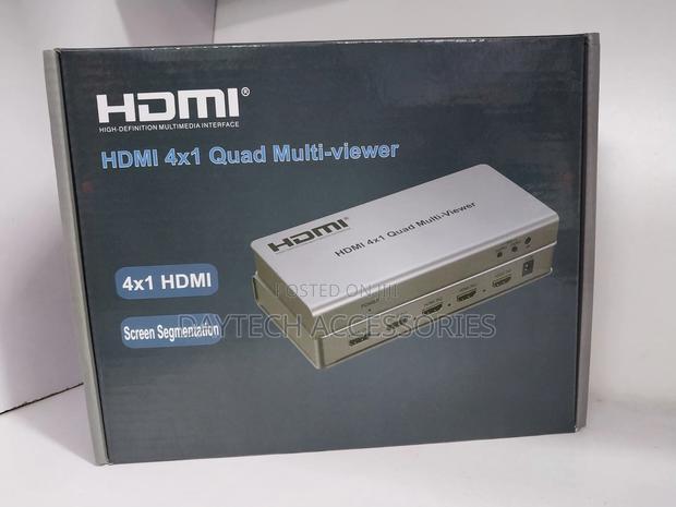 4x1 Hdmi Quad Multi-Viewer With Seamless Switcher Selector