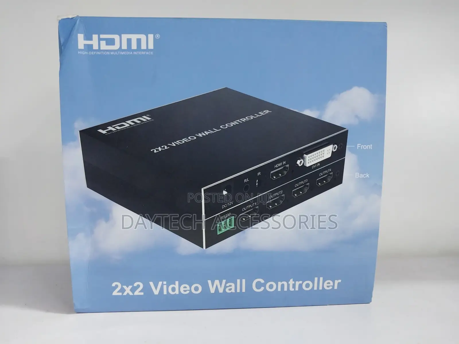2x2 4 Way Tv Video Wall Controller Dvi Hdmi Multi Screen