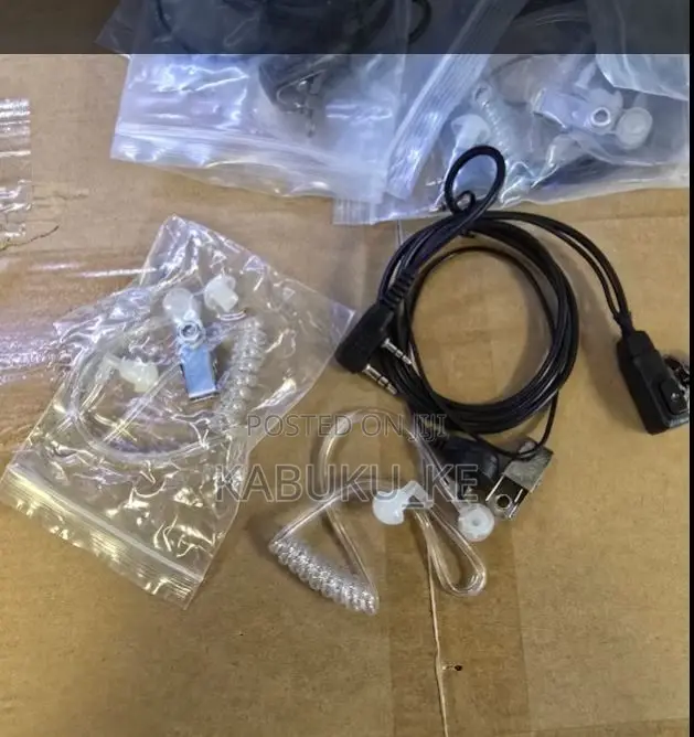 Clear Tube Fbi Earpiece for Walkie Talkie