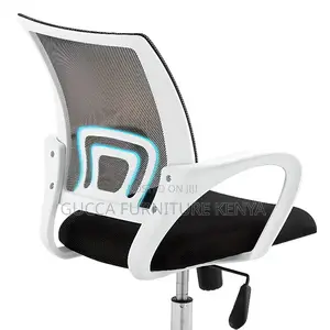 Office Chairs: Mid Back Comfortfit Black Swivel Office Chair
