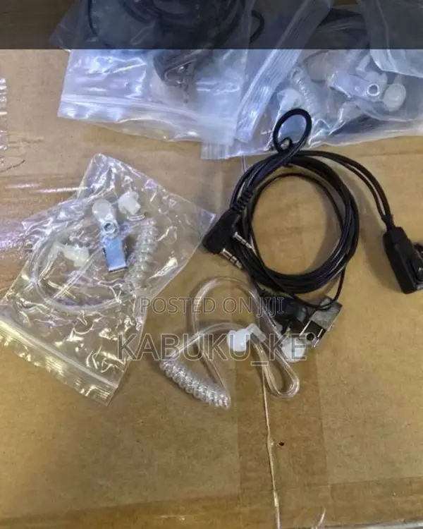 Fbi Clear Tube Spiral Earpiece