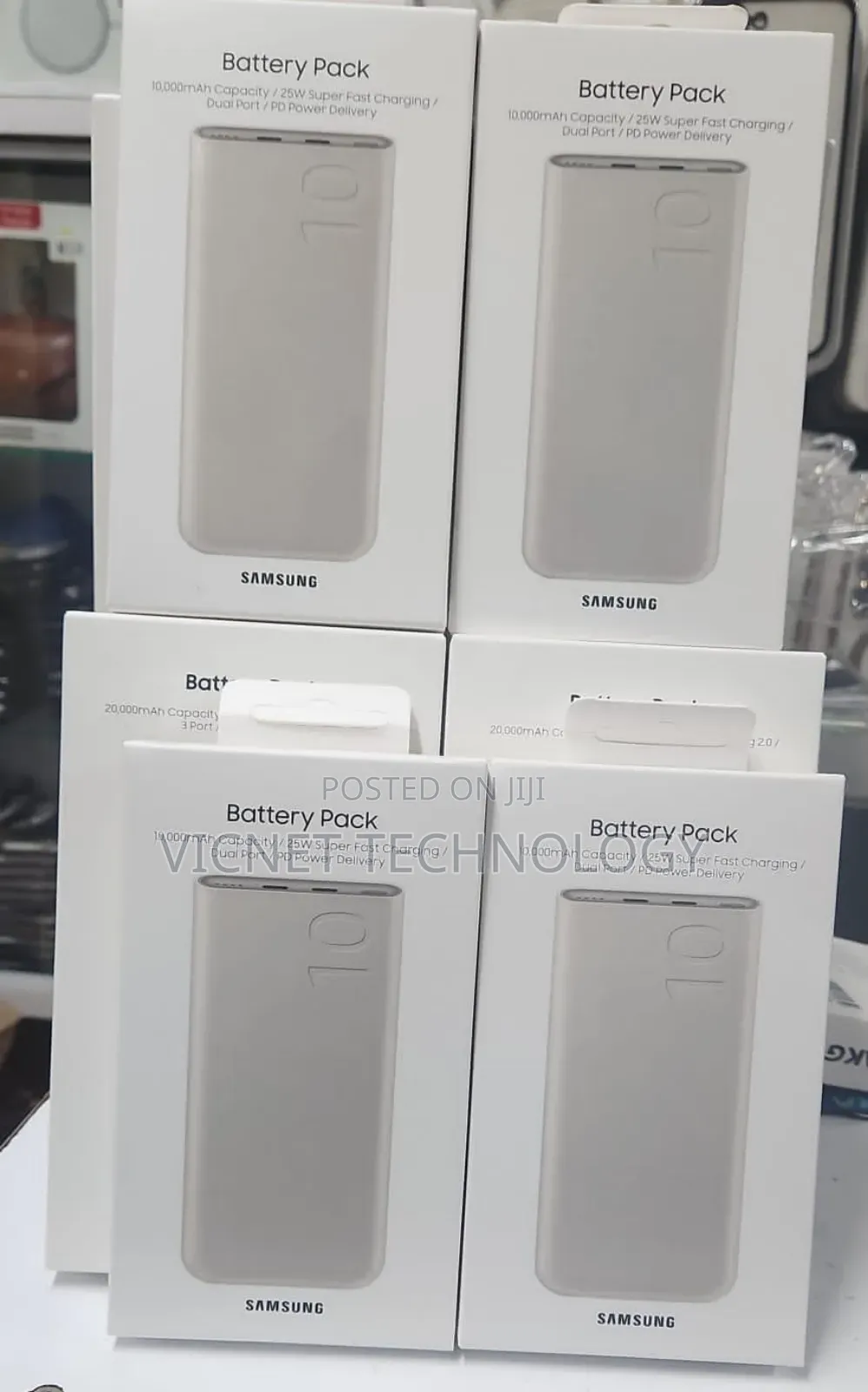 10,000mah Fast Charging Wireless Samsung Power Bank