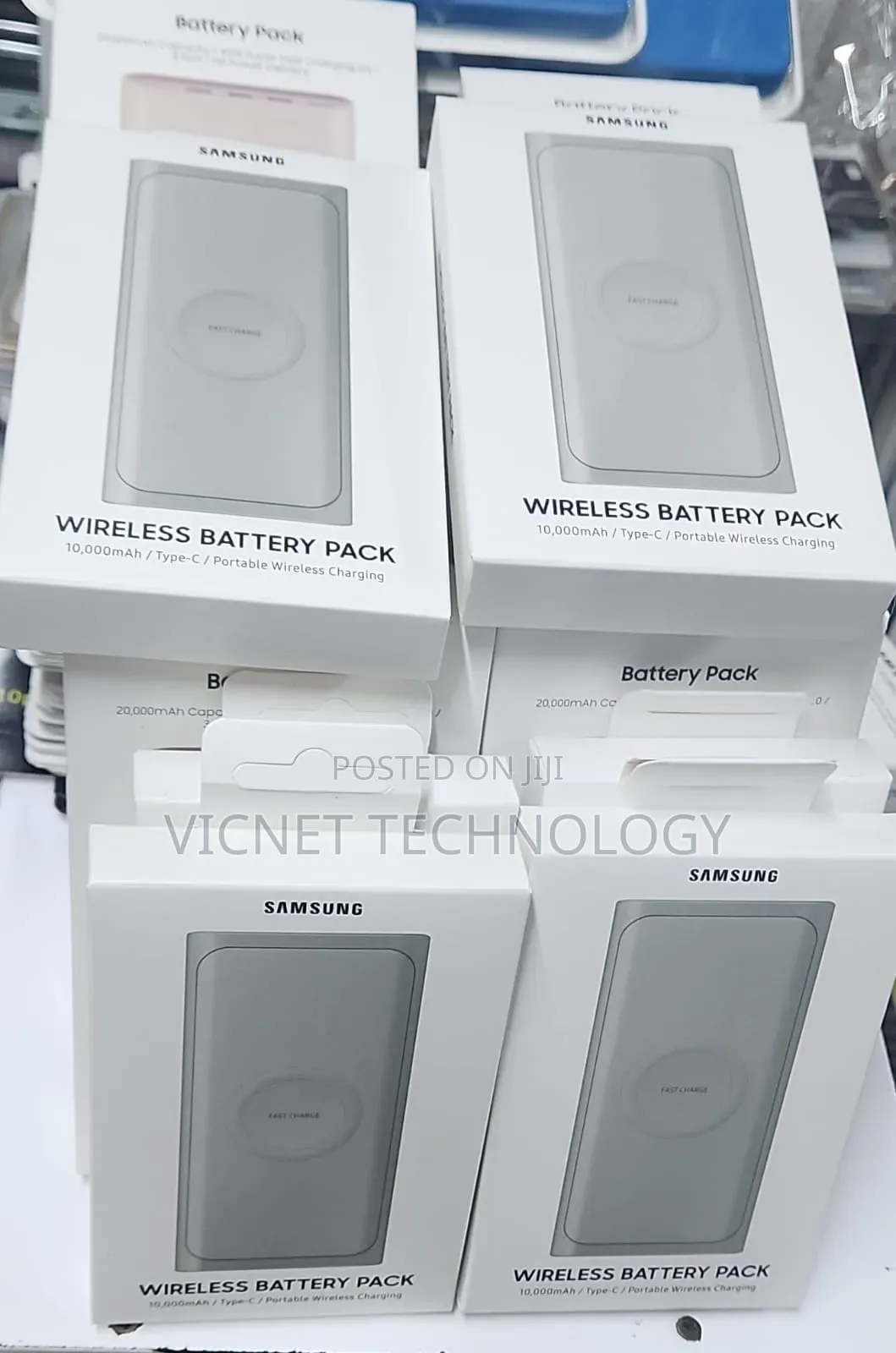 10,000mah Fast Charging Wireless Samsung Power Bank