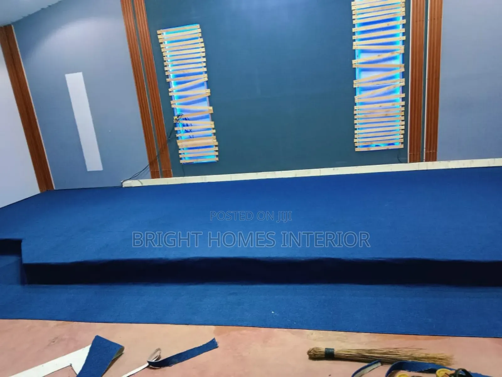 Dark Blue Church Pulpit Carpet Available in Plenty