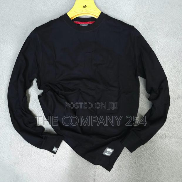 Quality Cotton Round Neck Longsleeved Sweatshirt - thumbnail 2