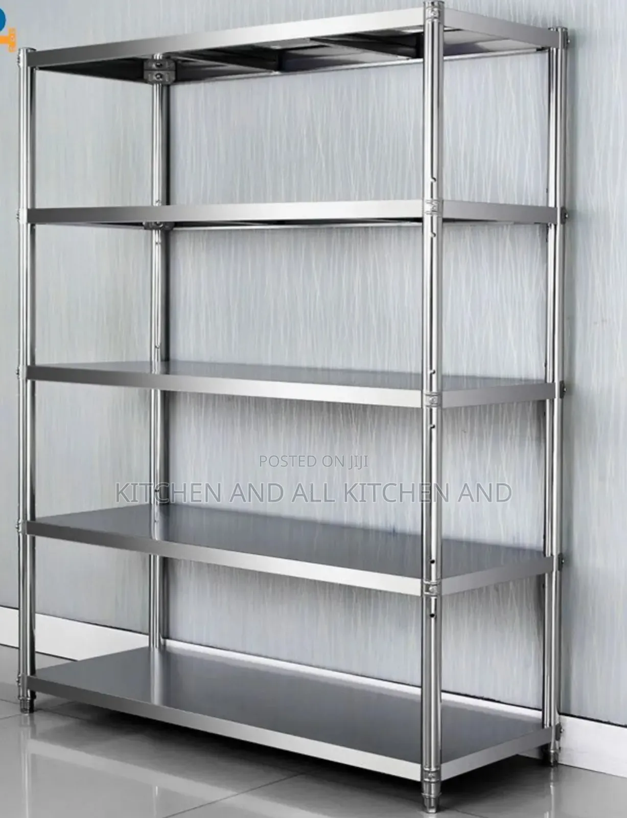 5tier Stainless Steel Kitchen Rack