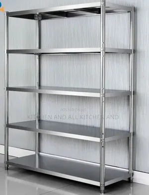 5tier Stainless Steel Kitchen Rack