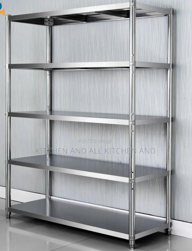 5tier Stainless Steel Kitchen Rack