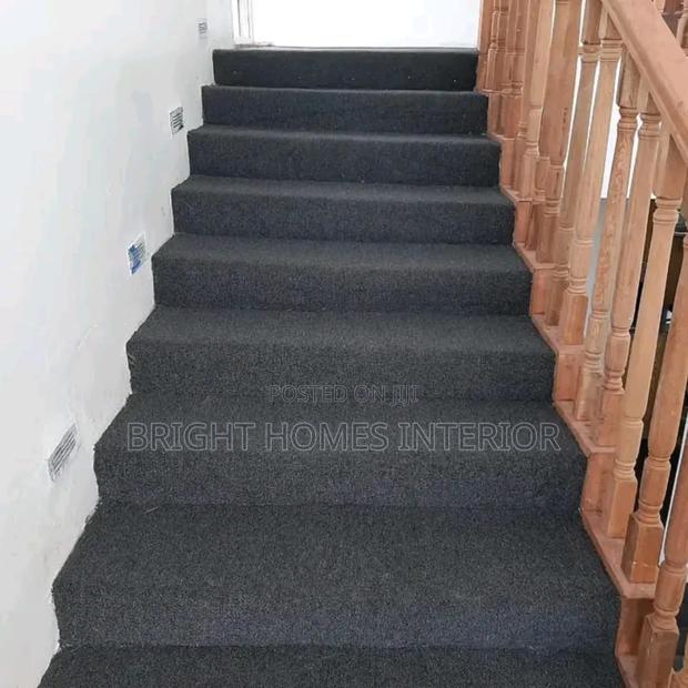 Grey Up Stairs Carpet All Coverage House Carpet - main view