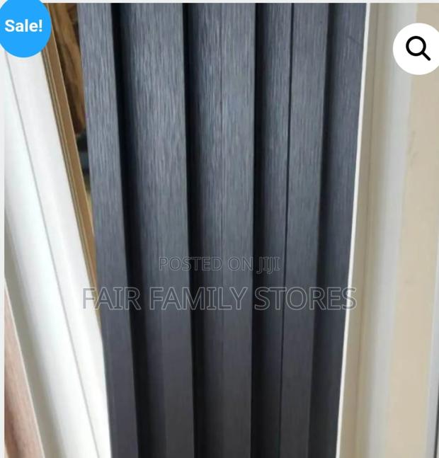 Fluted Wall Panel WPC Black 2.9m*20mm – Slated Panel - main view